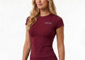 AMPORA Performance Sportshirt Dames - Seamless Slim Fit - Luxe Sport-T-shirt