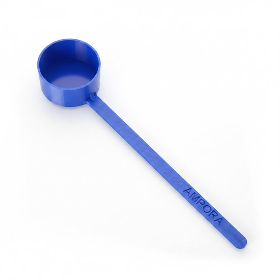Ampora Verlengde Maatschep (Vernieuwd Model) - 5g & 15g - 18cm Lange Steel - Doseerlepels voor Creatine & Proteïne