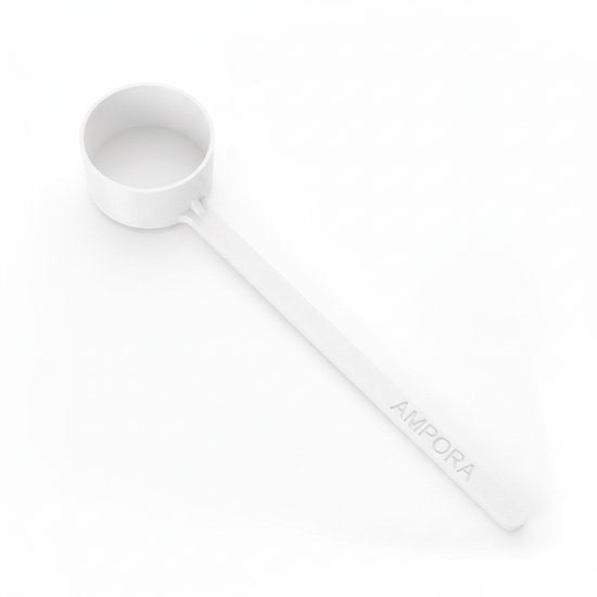 Ampora Verlengde Maatschep (Vernieuwd Model) - 5g & 15g - 18cm Lange Steel - Doseerlepels voor Creatine & Proteïne
