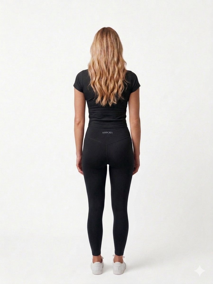 AMPORA Signature Sportlegging Dames - High Waist & Squat-Proof - Seamless Fit